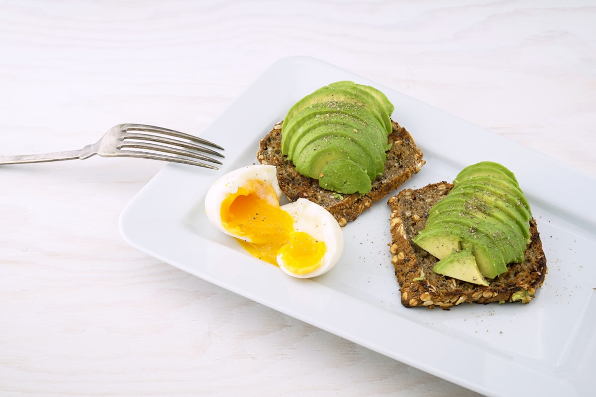 Creamy Avocado Toast with Poached Eggs