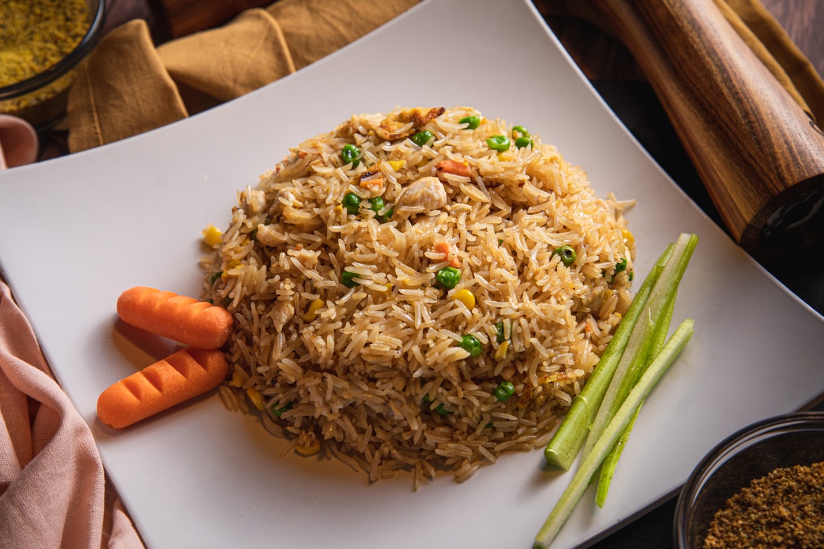 Vegetable Fried Rice with Egg