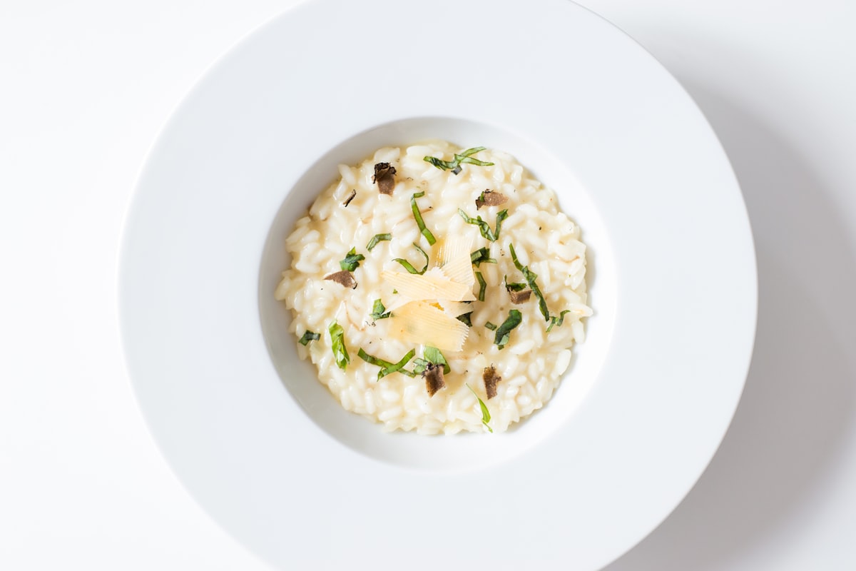Creamy Mushroom Risotto with Parmesan